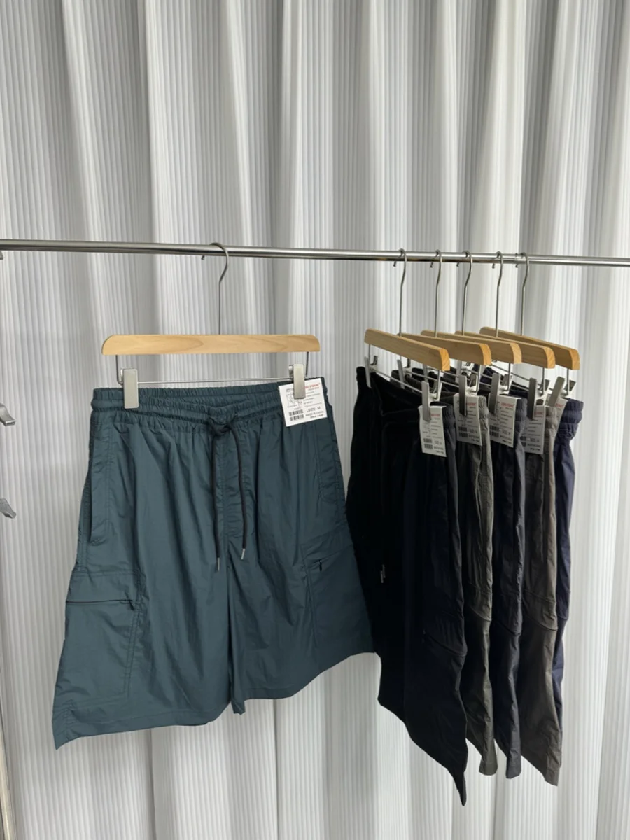 

Lightweight Outdoor Qui Dry Breathable Men's Casual Sports orts Five-Point Pants Summer Versatile Straight Leg Thin Model