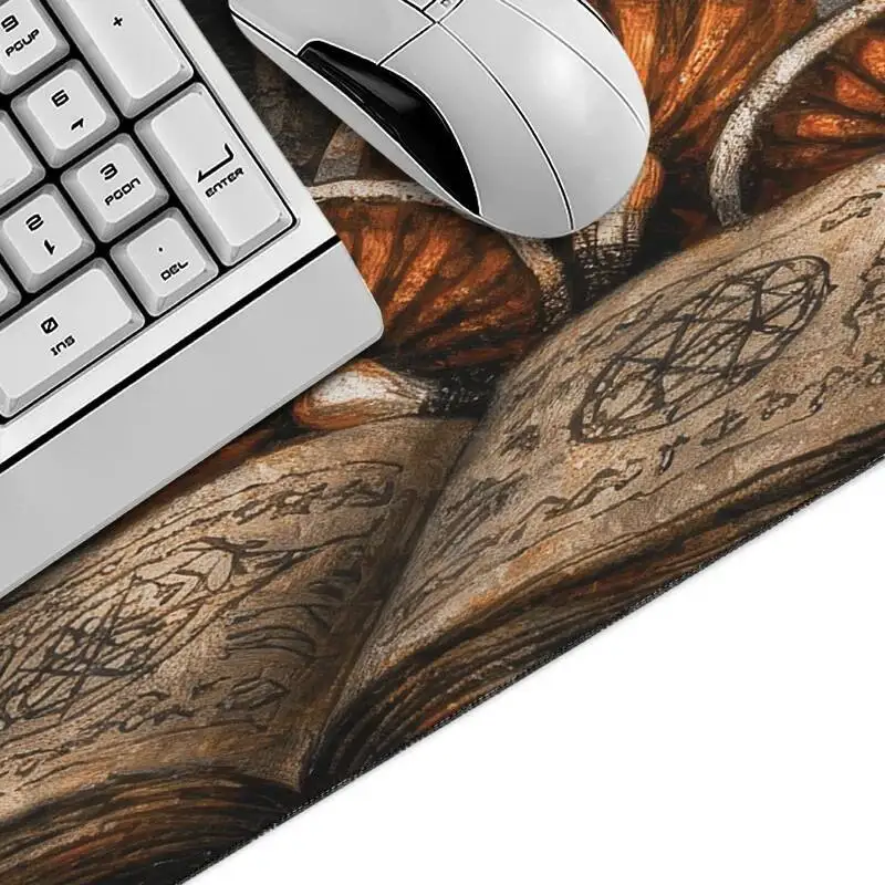 Mouse Pad Gamer Gothic Mushroom Art printon demand Custom Large HD Mousepad XXL Mechanical Keyboard Pad PC Table Mat