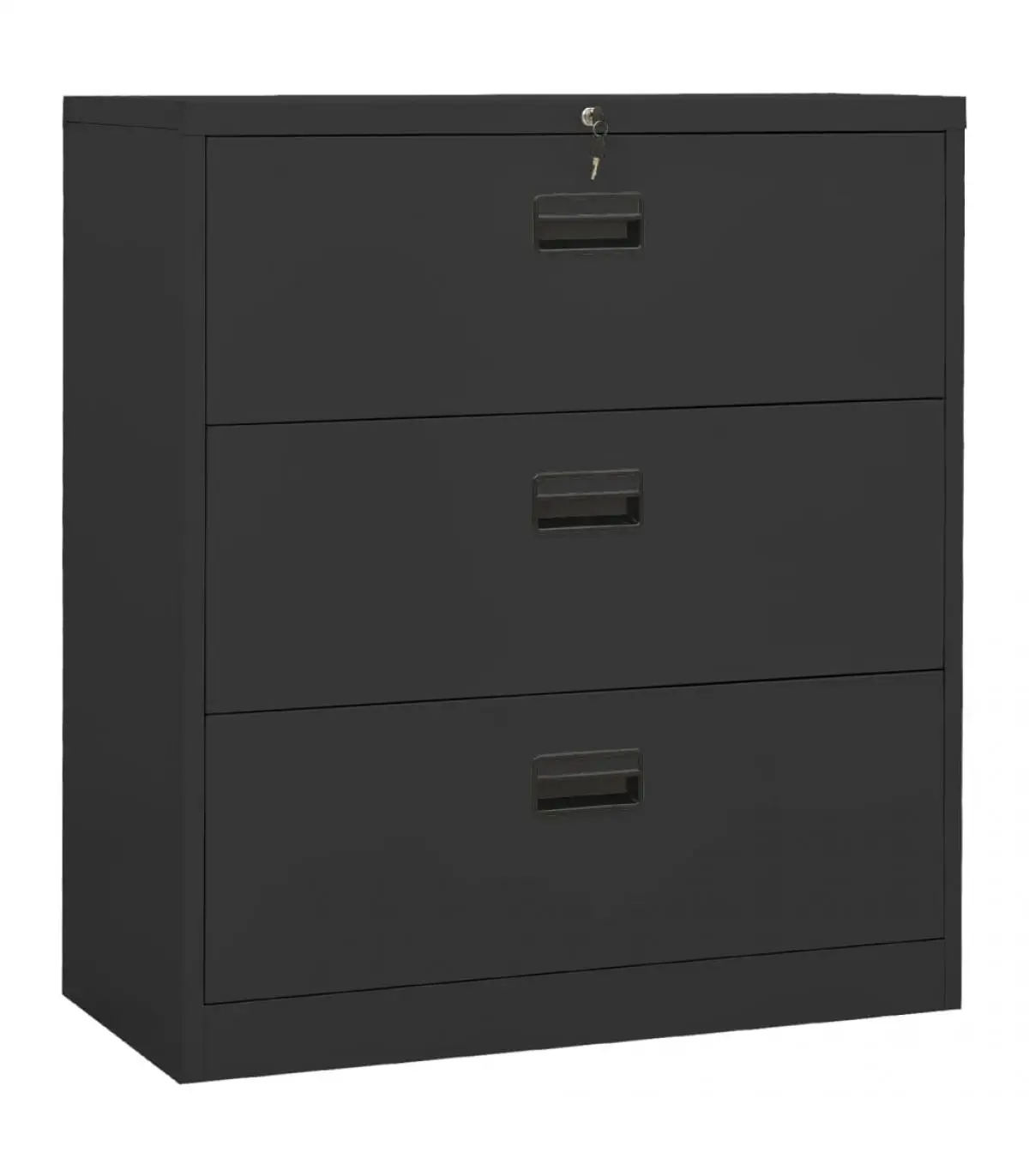 Filing cabinets anthracite steel filing cabinet 90x46x103 cm