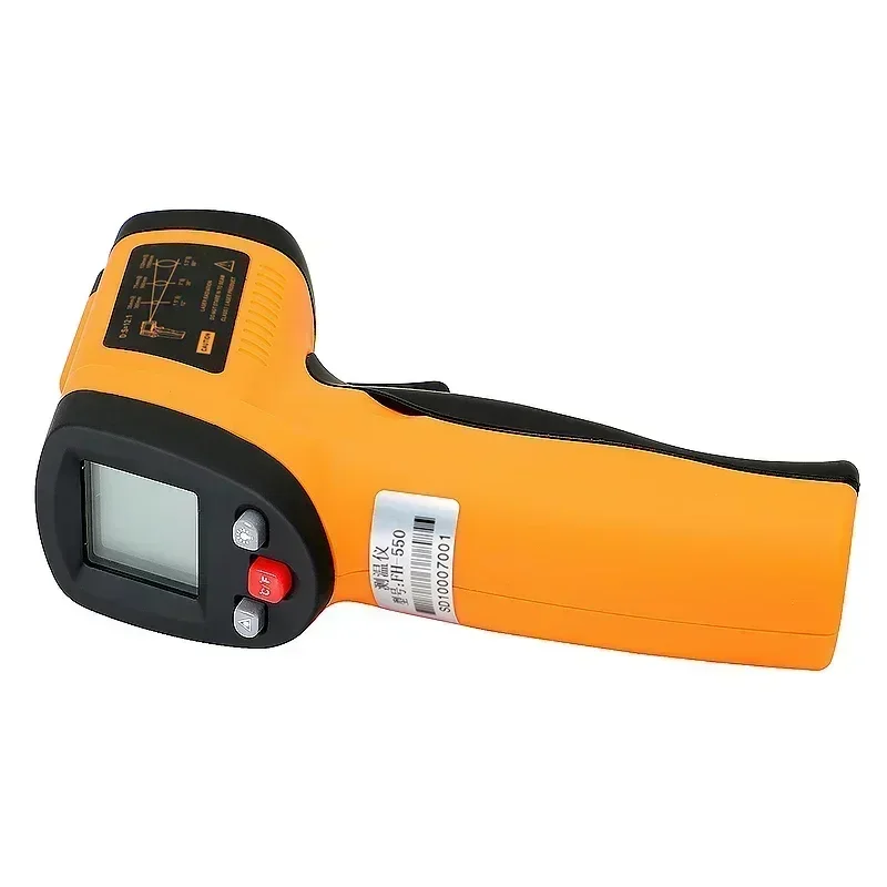 New LCD IR Infrared Thermometer Non-Contact Digital Pyrometer Temperature Meter -50~380 / -50~550 Degree Termometre Digital