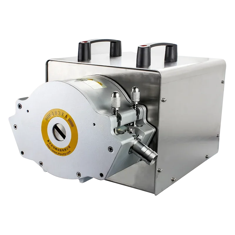 

JIHPUMP Industry 220V 380V High Flow Rate Peristaltic Pump with 1 or 2 Pump Heads for Chemical Liquid Dispensing