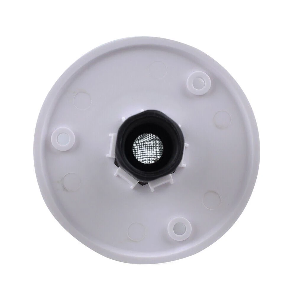 RV Fresh Water Inlet Connector with Check Valve 19mm 2inch G1/2 Thread Plastic Flange with Metal Filter Screen