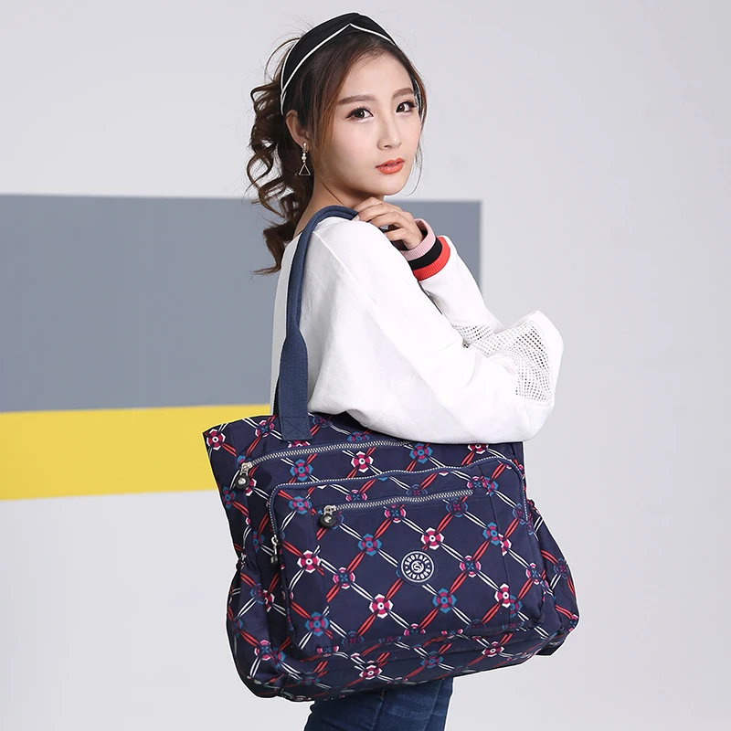 Fashion Handbags High Capacity Female Top-handle bag Women's Shoulder Bag Nylon Travel Totes Bags Shopping hand bag Bolsos