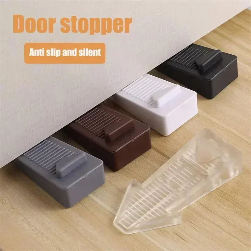 

Door Stopper Safety Silicone Anti-skid Windproof Door Stop Door Rear Retainer Anti-collision Stop Home Bedroom