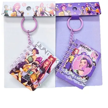 4 יחידות מחברת מיני Kpop Demon Hunters Rumi Mira Zoey Binder...