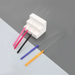 5/10Pcs Tufting Gun Needle Threader Colorful Plastic Handle Thread Threader Cross Embroidery Beading Device For Sewing Tools