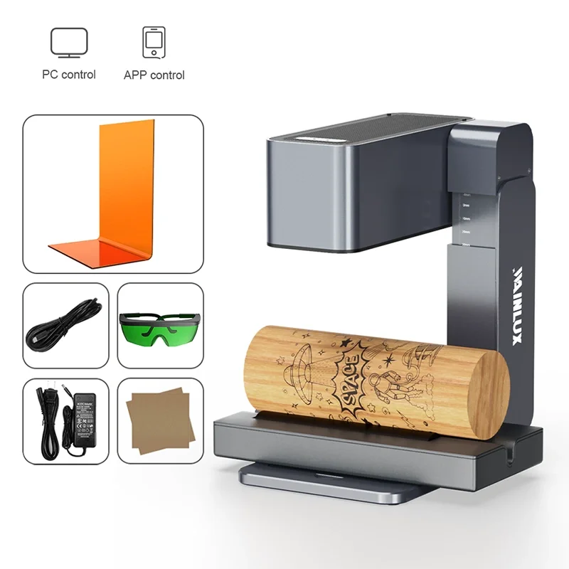 

Wainlux Z3 DIY диодный лазерный гравер принтер мини портативный складной металлический/акриловый резак автофокус деревянный диодный лазерный гравировка