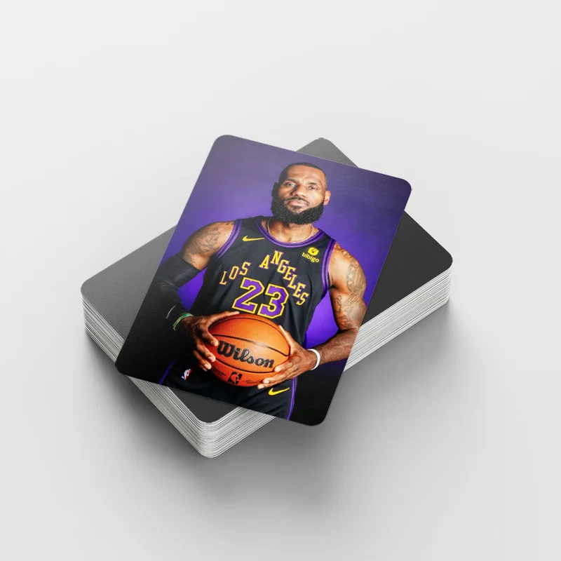 Sport Star 60+32PCS/James Photo Card Basketball Star Fan Collection Card HD Postcard