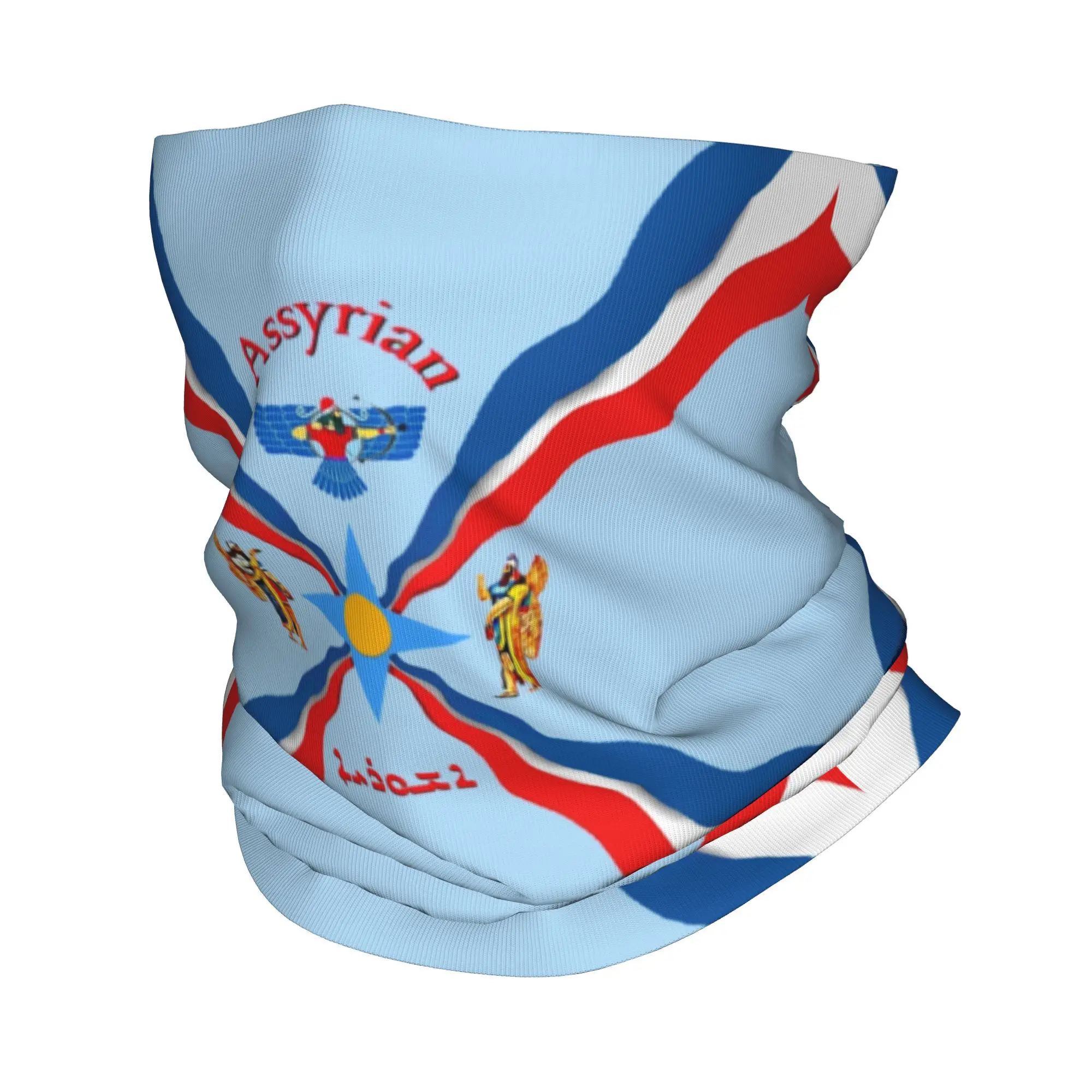 Бандана с флагом Suryoyo на заказ, гетры Сирии, ветрозащитный шарф для лица, чехол для женщин и мужчин, древняя повязка на голову, трубка, Балаклава