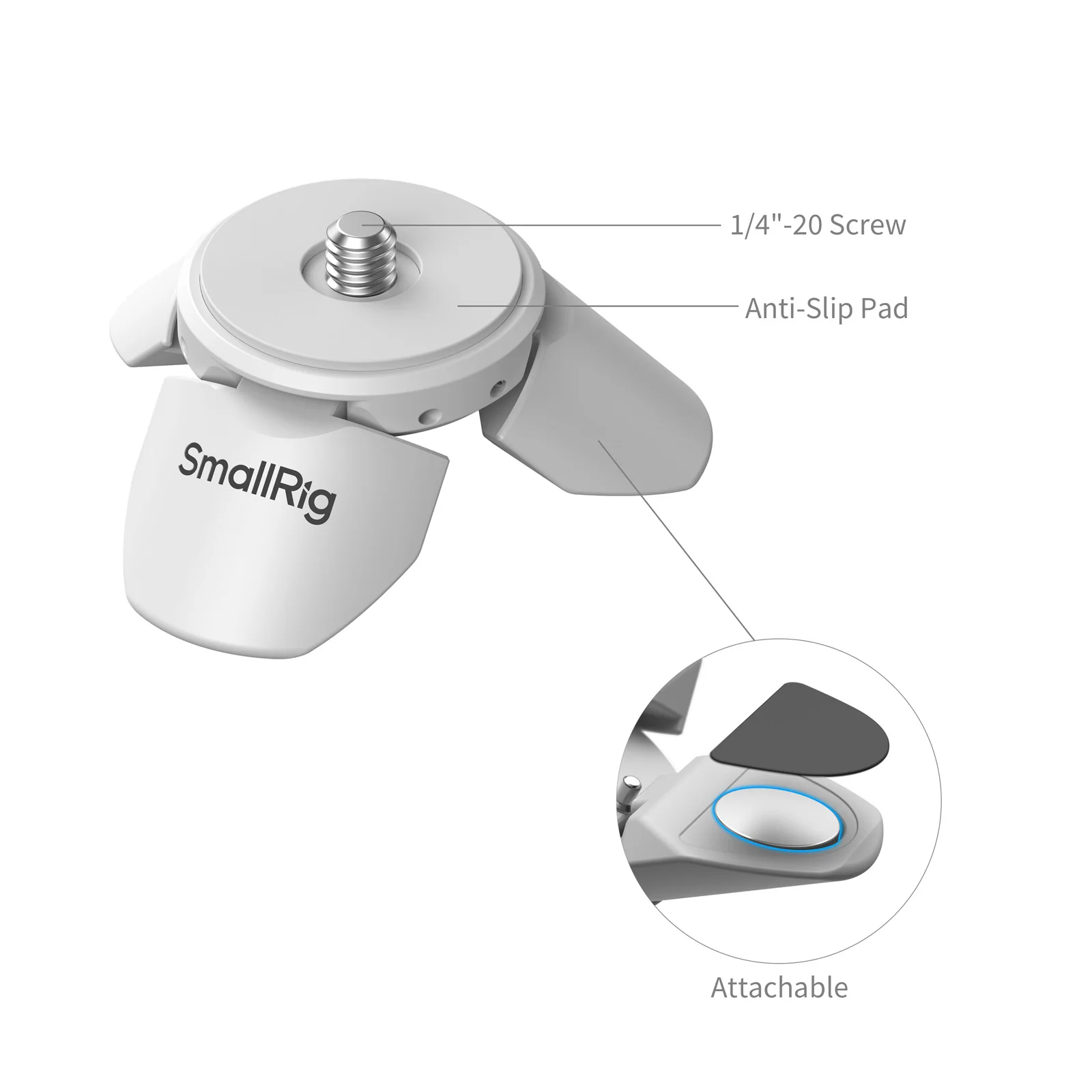 SmallRig Pocket 4P mini statyw do DJI, Insta360, kamer sportowych GoPro, mini statyw stołowy do gimbala ręcznego 6794 — zdjęcie produktu 4