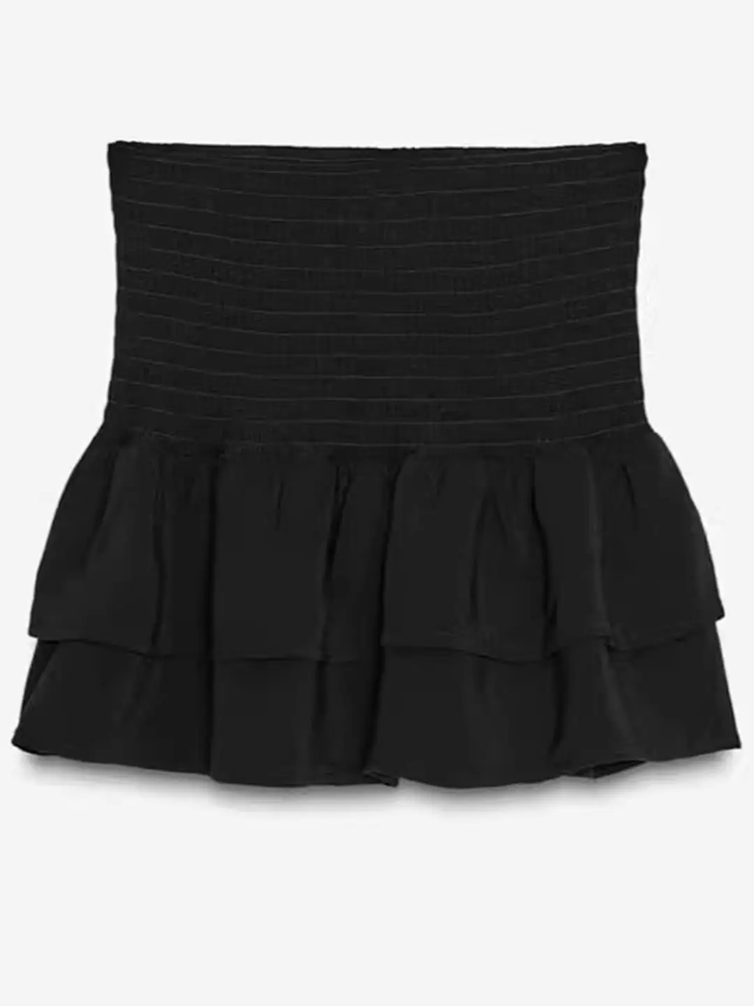 ارتفاع الخصر واسعة الخصر الزخرفية الطبقات ort السراويل عارضة Sle المرأة الصيف Faion زائد حجم السراويل الساق المستقيمة