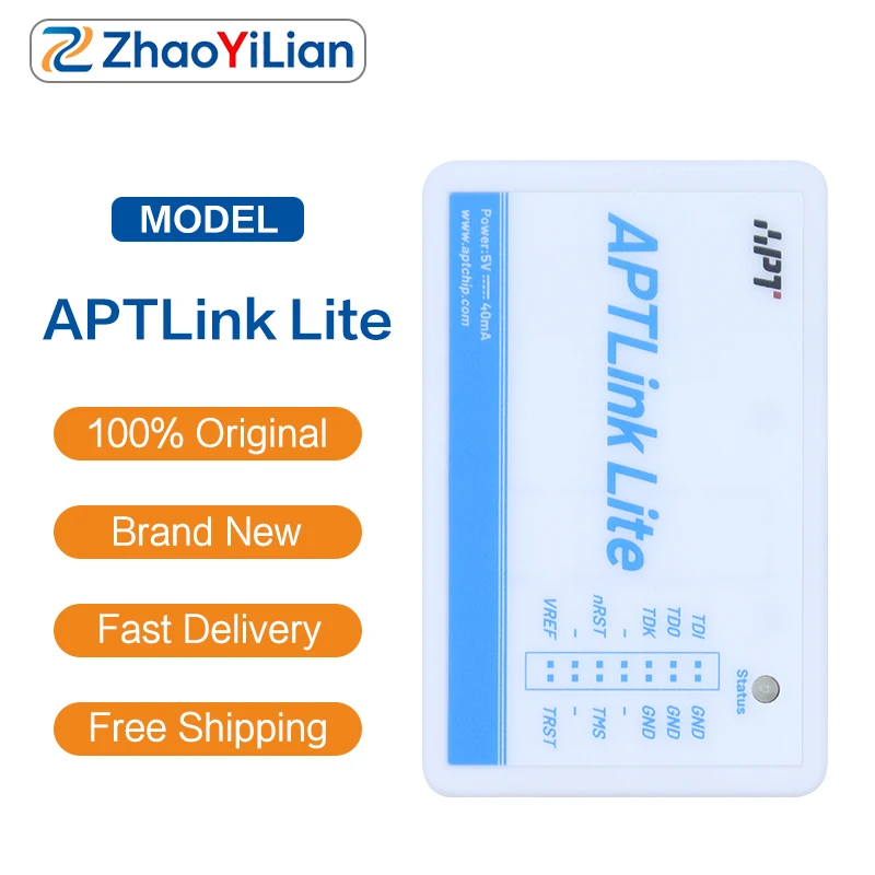For APTLink Lite USB Debugger Programmer For APT32 MCU SWD Interface Online Flash Download Tool Spot Stock