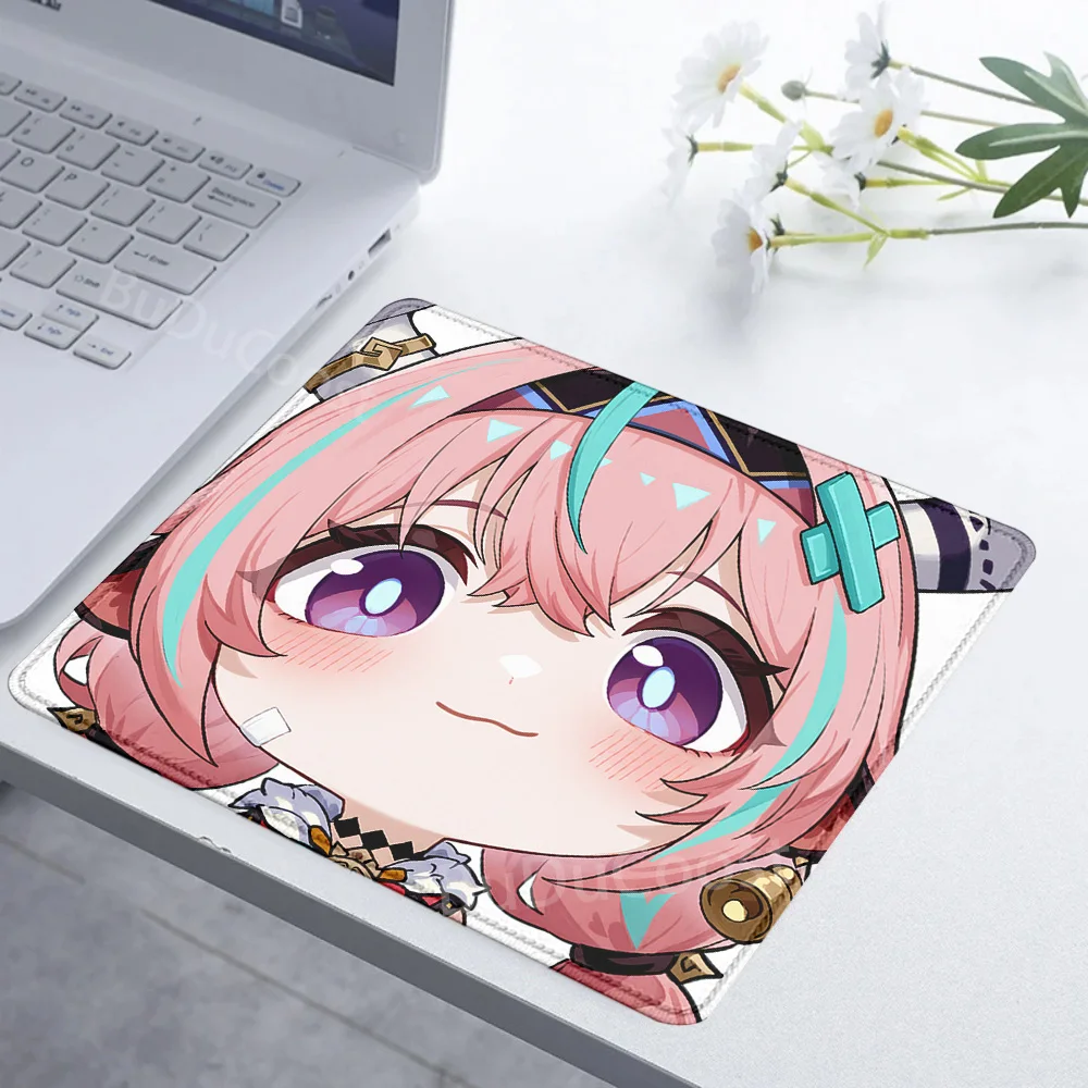 

Genshin Impact Goofy ahh big head Varesa Small size Desktop games Small size Best High definition print desktop game mouse pad