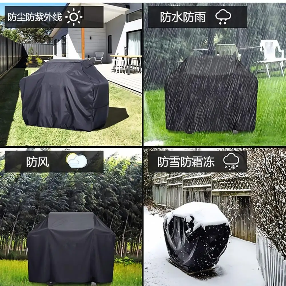 All-season Grill Cover Durable Three Layer Heavy Duty Grill Cover with Secure Buckle Closure for Reliable Outdoor Protection