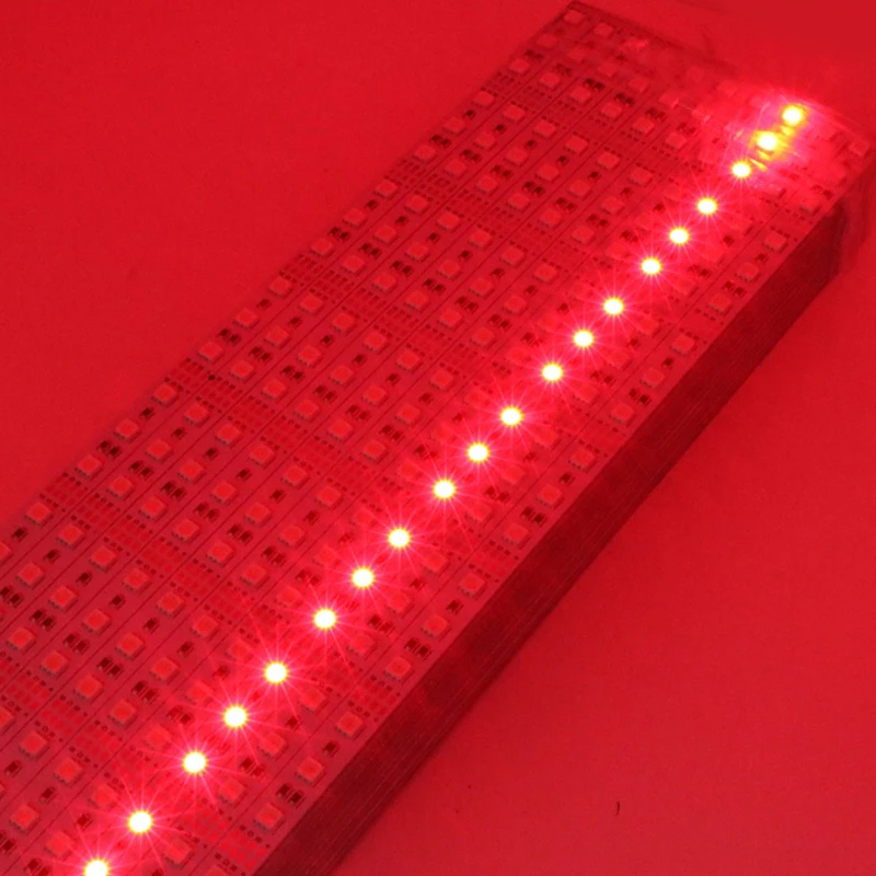 0.5M 10 szt. OĆwietlenie LED RGB listwa pasek 12V 5050SMD 36led lampa wystawowa RGB