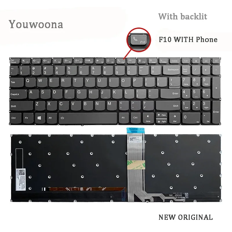 New Original laptop keyboard for Lenovo thinkbook 15 G2 G3 ACL ITL G4 IAP 15p IMH are E5-IML E5-ITL -IIL 2021 IdeaPad 15 alc7