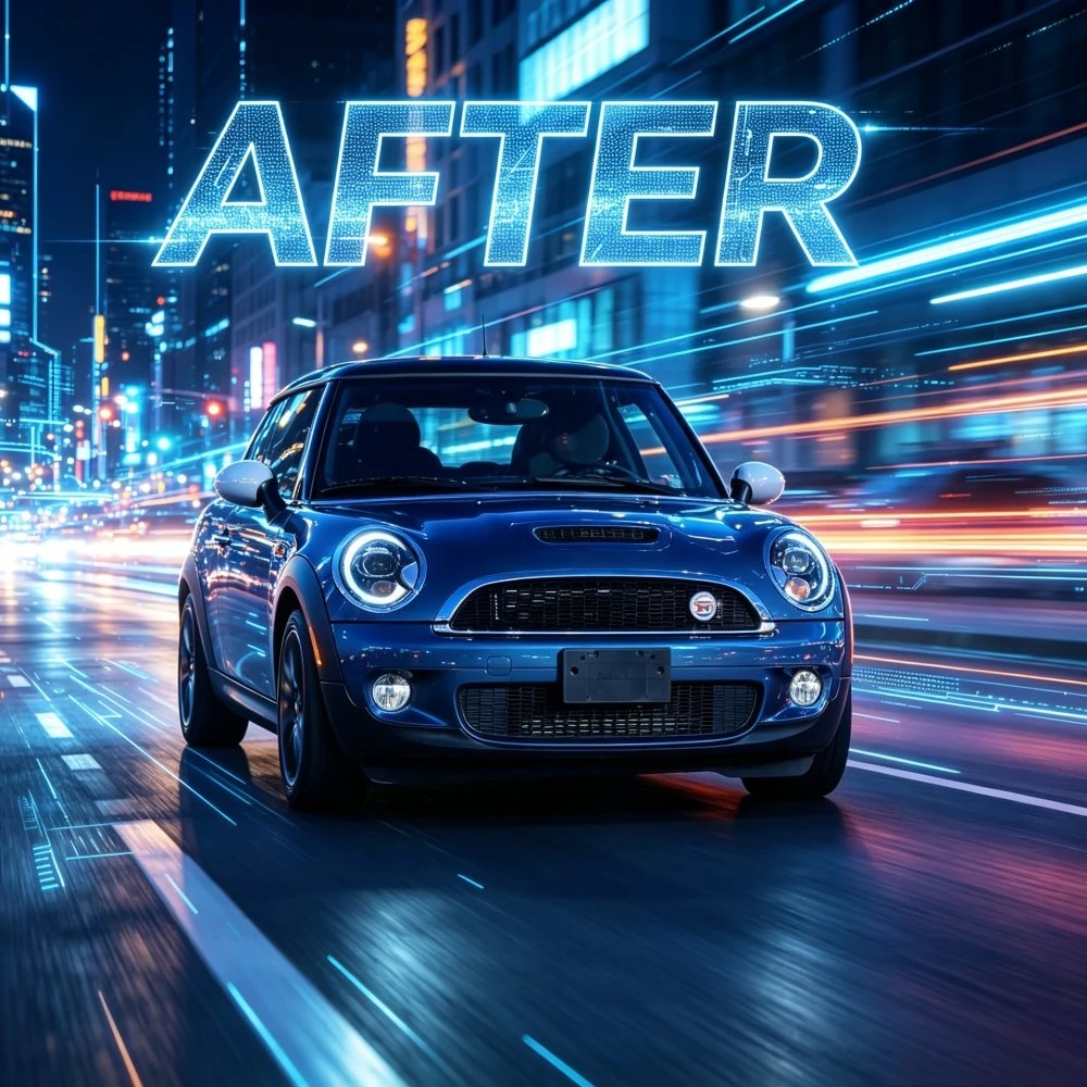 2 Stück E‑Mark MINI Cooper LED-Scheinwerfer-Set für MINI Cooper R56 R57 R58 R59 2007-2013, zugelassene Frontscheinwerfer, Projektor, Tagfahrlicht, dynamischer sequenzieller gelber Blinker,
