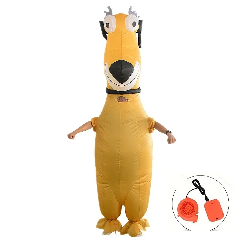 

Надувной костюм собаки на Хэллоуин — забавный надувной декор для вечеринки, подходящий для взрослых (4,9-6,2 фута)