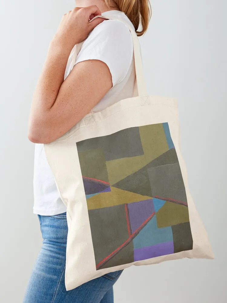 

Multicolor Geometric Abstract 2 Horizon Tote Bag Cloth bag Portable shopping bag tote women great