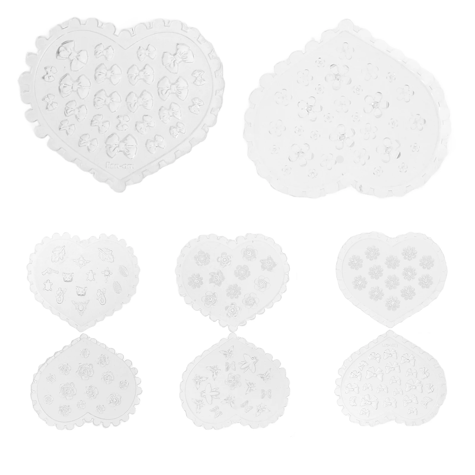 

8pcs Polymer Clay Mold for Jewelry Making Rose Flower Charm DIY Resin Crafts Tools Smooth Reliable Durable Storage