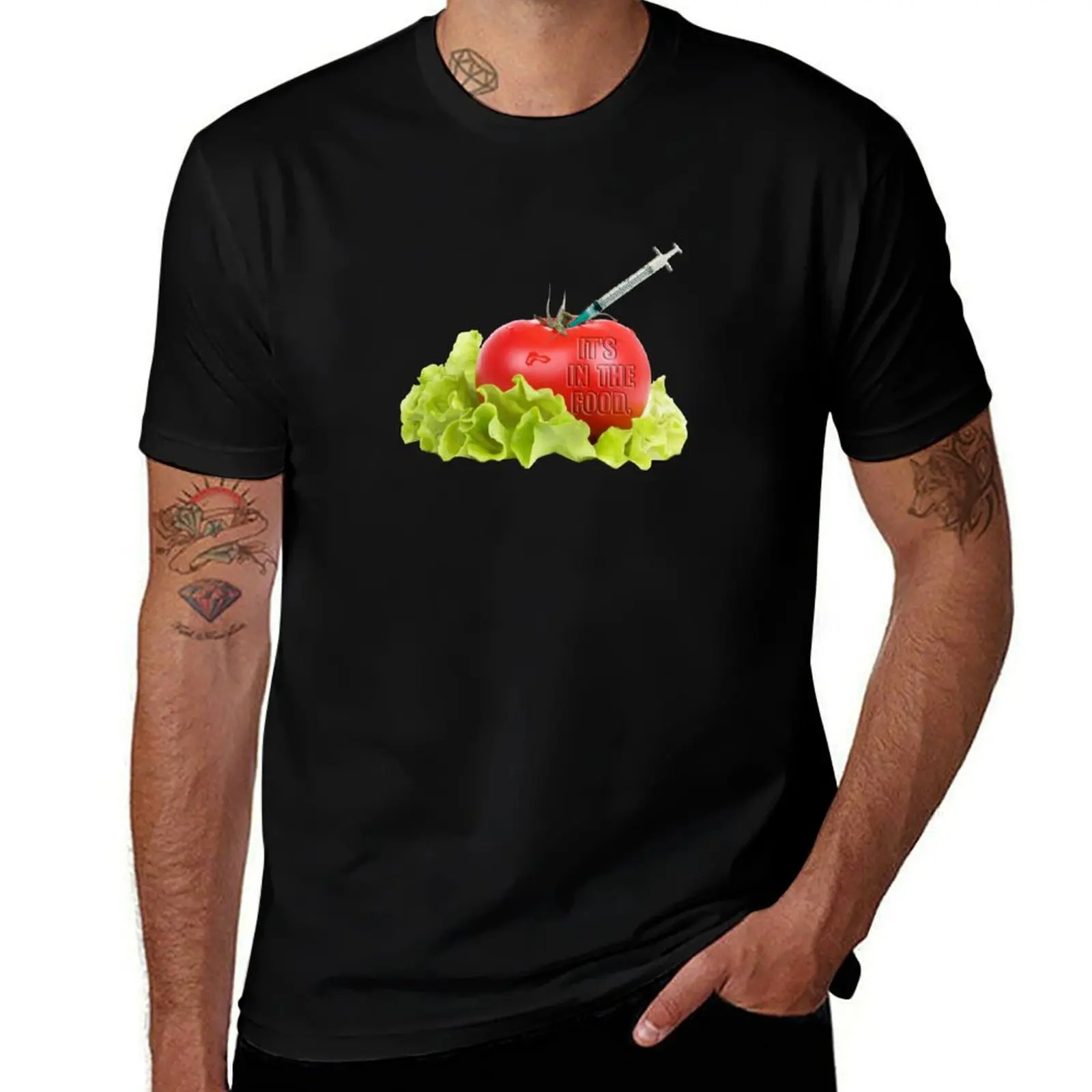 

Its In The FOOD - BEWARE - USE CAUTION - GOOGLE IT ORGANIC FOODIE T-Shirt t shirt for man t shirt custom print T-shirt