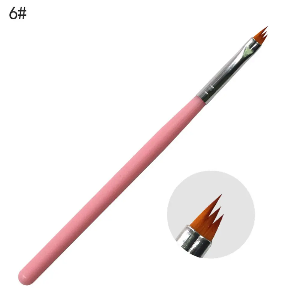 

Набор из 8 легких инструментов для росписи ногтей с длинными ручками, идеально подходит для профессионального и домашнего маникюра, ручка для нейл-арта