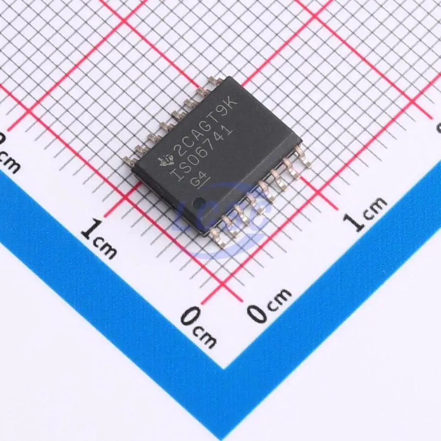 10Pcs/Lot Original ISO6741 EMC Performance Enhanced 5000Vrms 4Channel 50Mbps SOIC-16 Digital Isolators ISO6741DWR