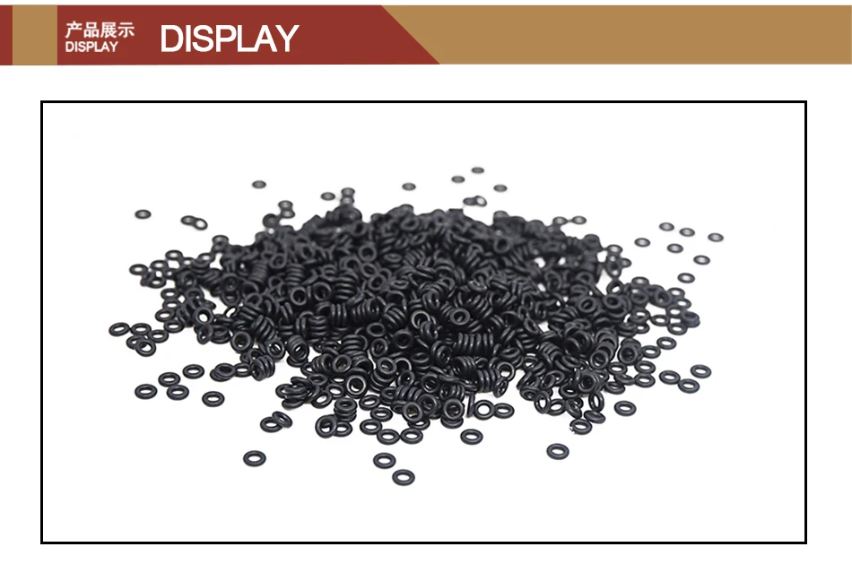 50PCS/lot Nitrile Rubber O-Ring Black NBR Sealing CS1mm OD4/4.5/5/5.5/6/6.5/7/7.5/8/8.5/9/9.5/10mm O-Ring Seal Gasket Ring