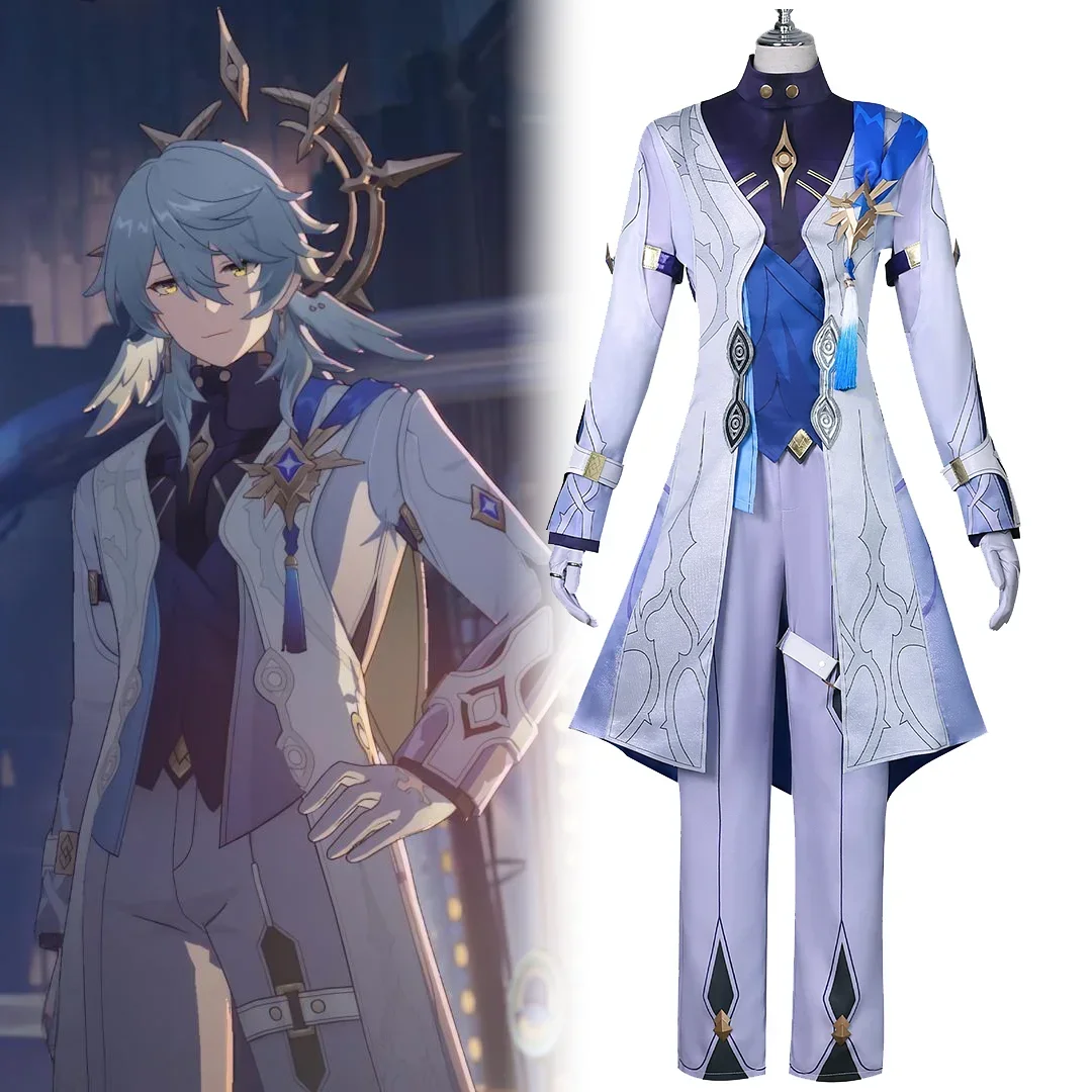 

Game Honkai: Star Rail Sunday Cosplay Costume Adult Men Uniform Coat Full Set Accessory Formal Suit Halloween Carnival Outfits