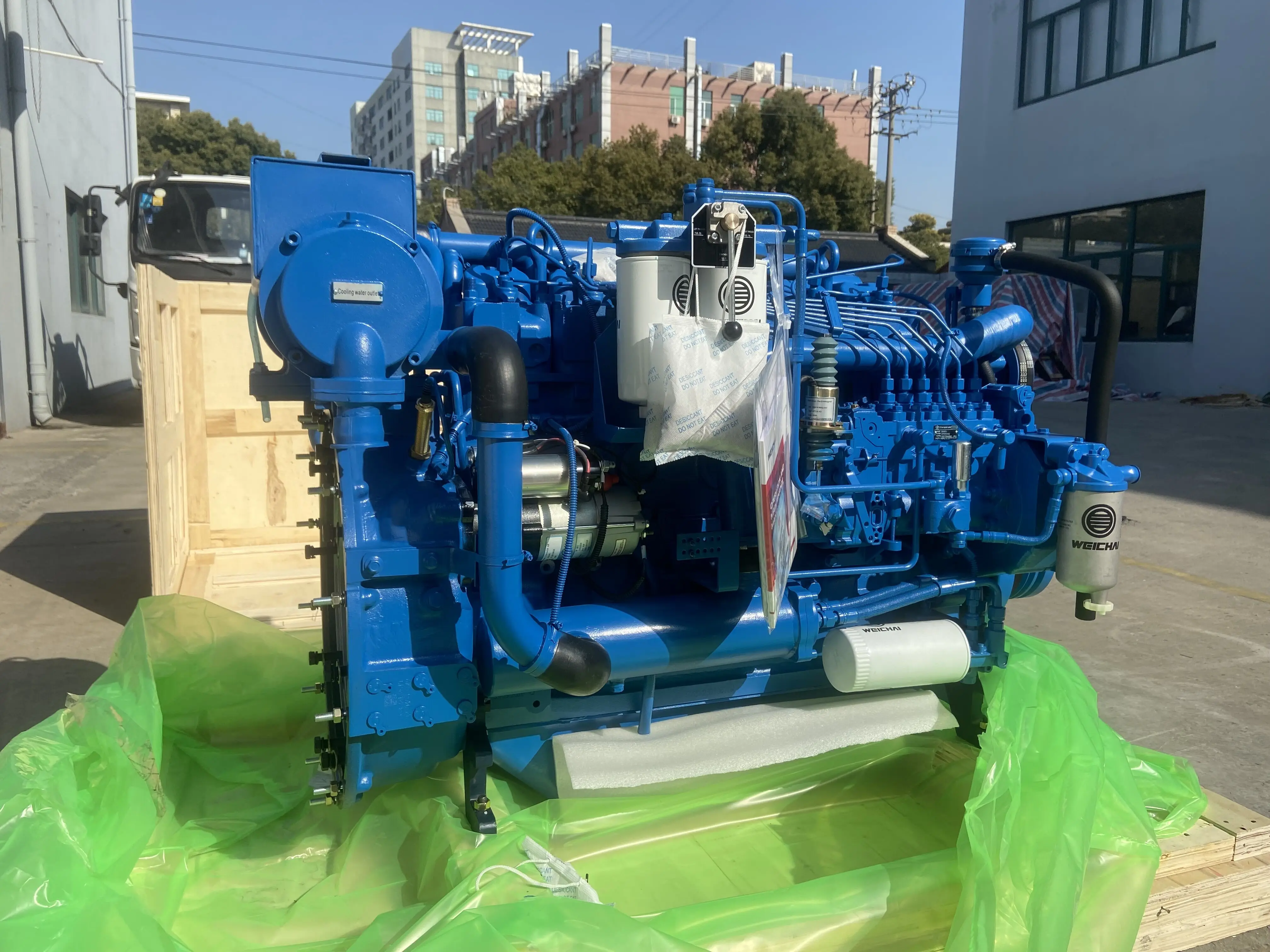 WP6C163-23 Marine Diesel Engine 120kW 163HP 2300rpm Marine Propulsion Engine For Ferry Cargo Ship And Passenger Boat