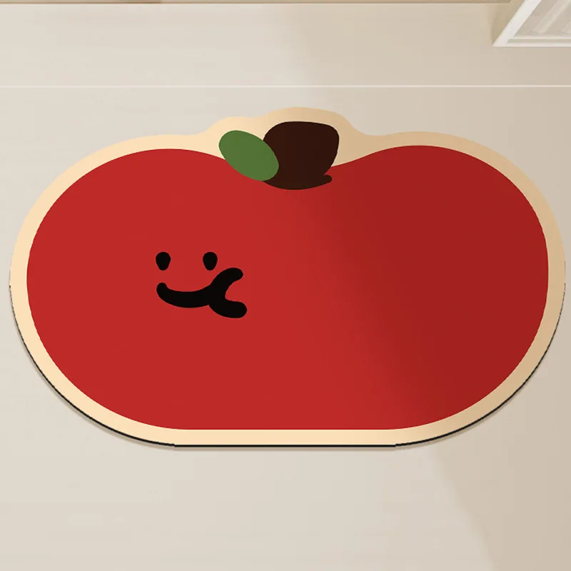 

Adorable Funny Cartoon Shaped Bathroom Strong Grip Anti Slip Floor Mat, Fast Water Absorb Washable Rug Perfect For Bathroom