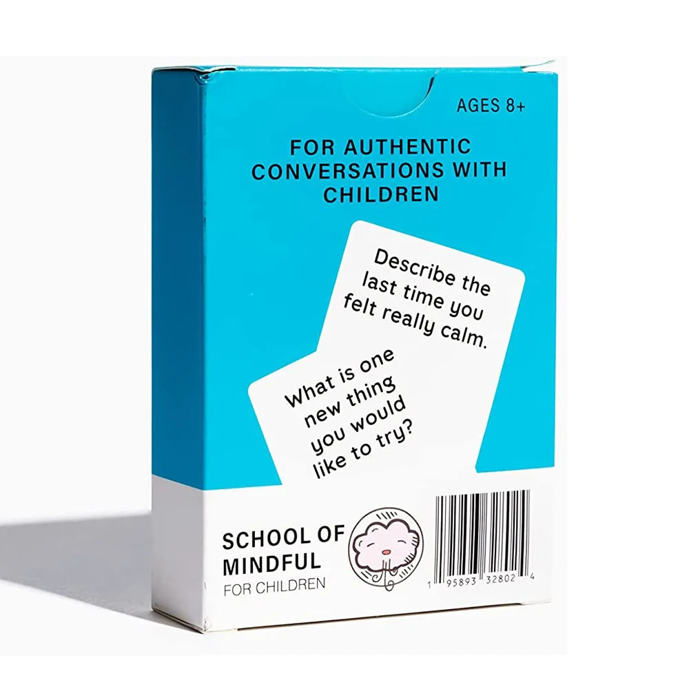 Mindfulness Talk Card Game for Kids and Parents Foster Authentic and Meaningful Conversations Game Cards Perfect Gaming Gifts