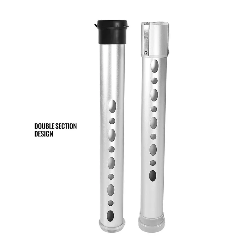 Golf Aluminum Ball Picker Tube Detachable Upper‑Lower Section Lightweight Portable Retriever Spare Accessory