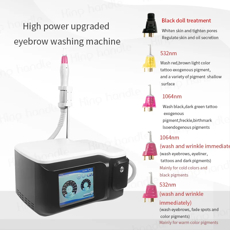 New Arrival Professional Laser Picosecond/ Laser Pico Mini Laser Tattoo Removal Beauty Machines For Commercial