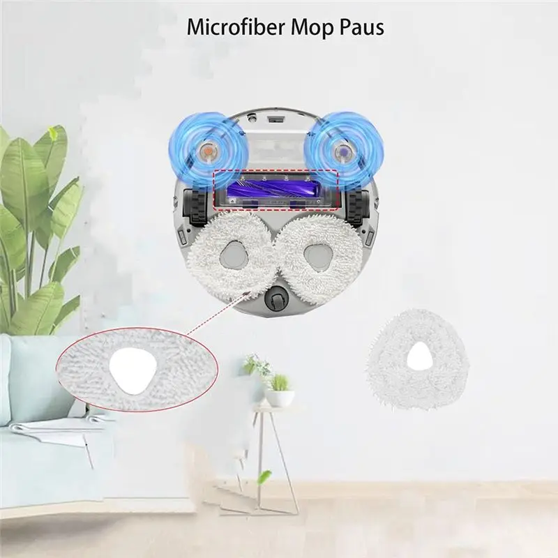 New Arrivals-For Narwal Freo Z Ultra/X Ultra Replacement Accessories–Main Brush, HEPA Filter, Cleaning Brush For Robot Vacuum