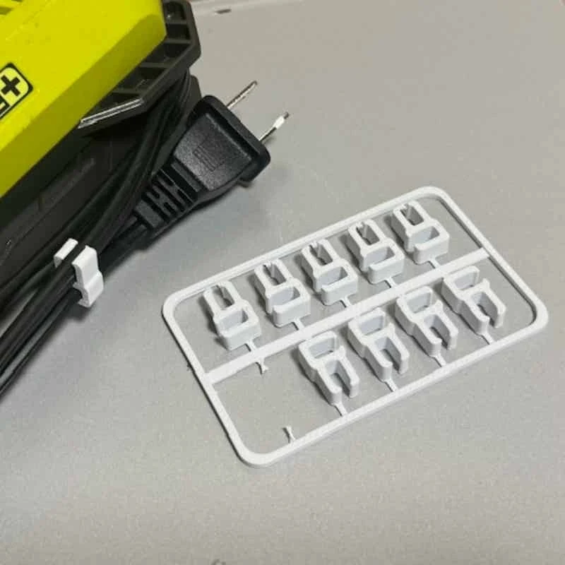 

Cable Clips Set of 10 Cord Organizer Wire Holder for Data Cable Management