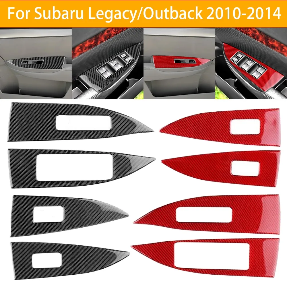 

Накладка на панель управления стеклоподъемниками для Subaru Legacy/Outback 2010-2014, декоративная наклейка на кнопку стеклоподъемника, аксессуар