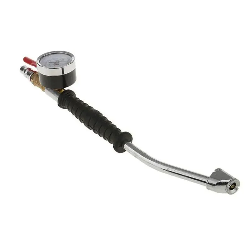 

A58X-220PSI манометр для накачивания воздушных шин, компрессор с клапаном для автомобиля, фургона, велосипедных шин, максимальное давление 220PSI, резиновая ручка