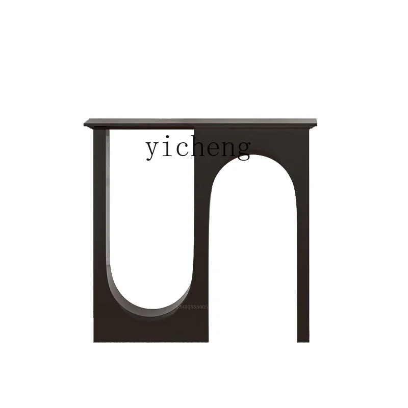 

ZK double-arc entrance table, extremely narrow against the wall, living room entry decoration entrance cabinet, entrance table