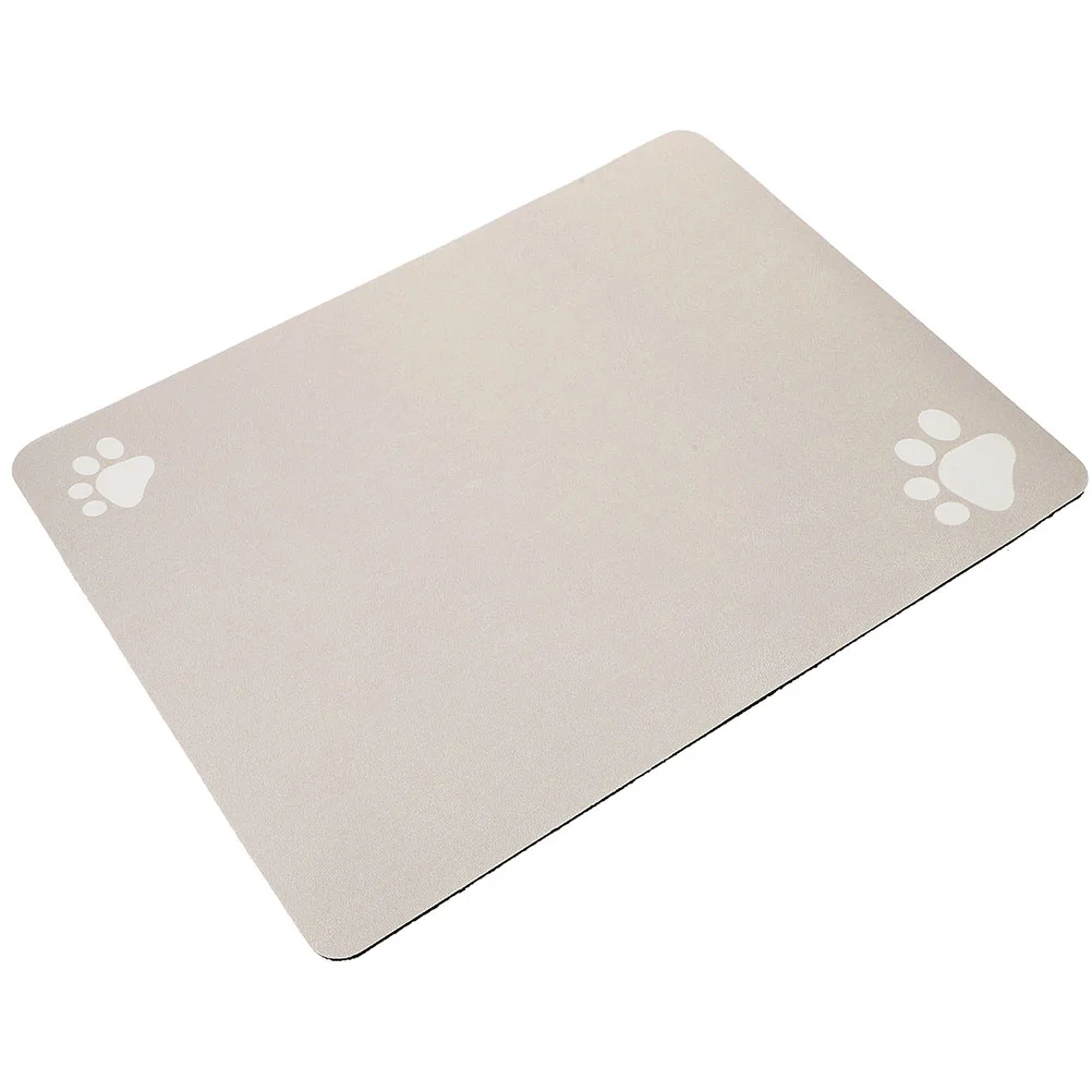 

Pet Feeding Absorbent Dog Bowl Mat 30x50cm Thick Reusable No Stains Cat Food Mat Puppy Placemat Water Bowl Pad Clean Dry Floor