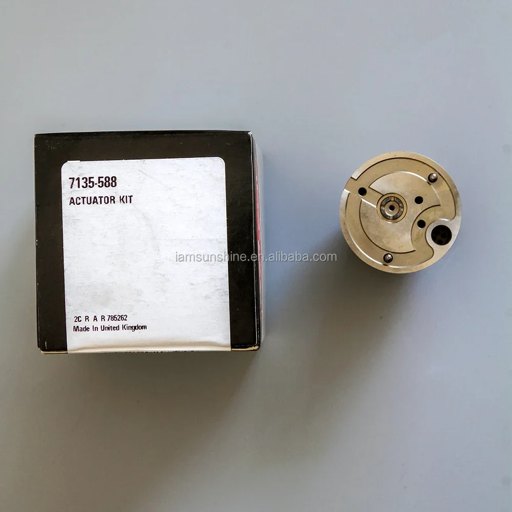 Peças genuínas do injetor common rail 7135-588 válvula solenóide do injetor de combustível 7135-588 kit de atuador 7135588 para 21582094 21340611
