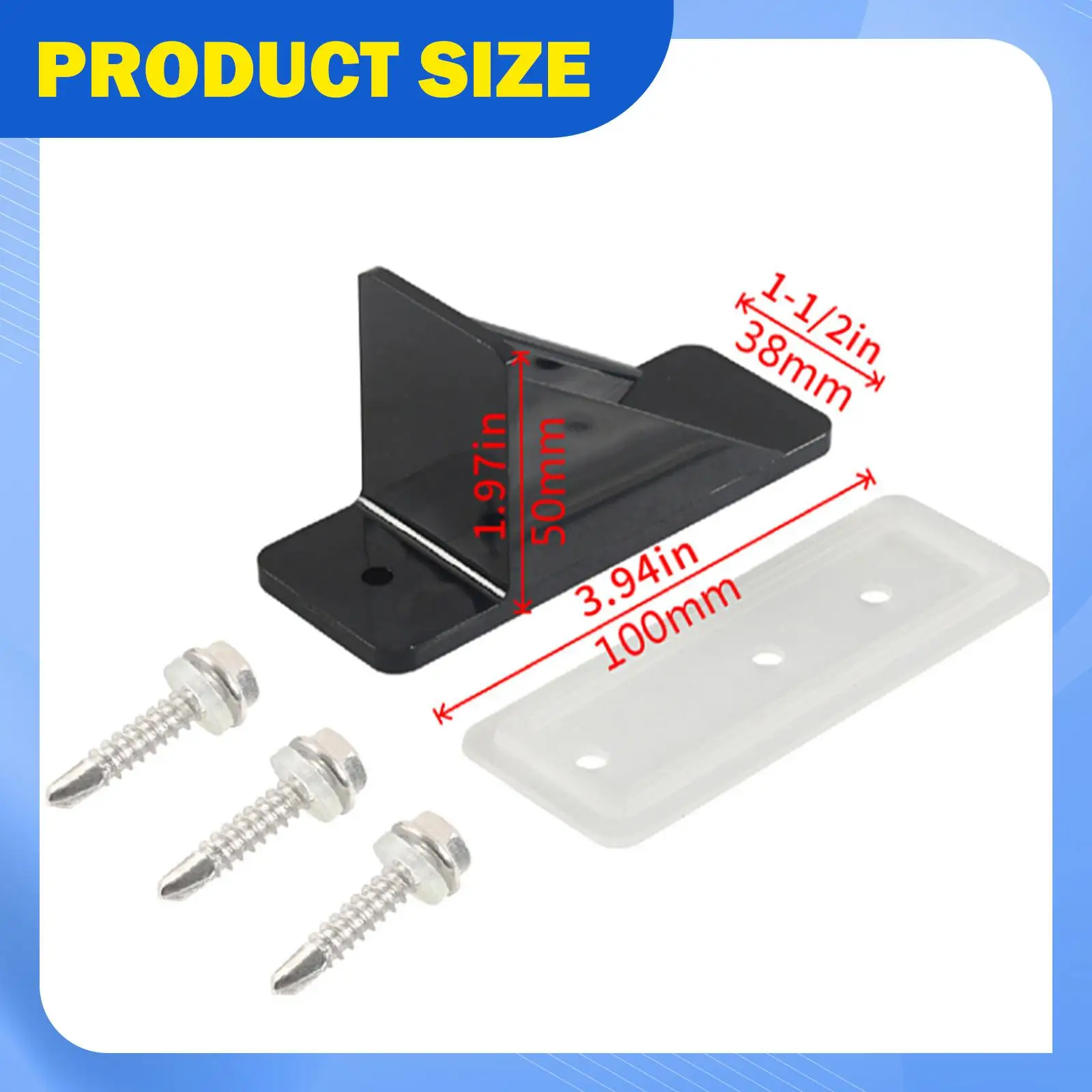 واقي الثلج خفيف الوزن وعملي وسهل الاستخدام مع جوانات ومسامير الختم