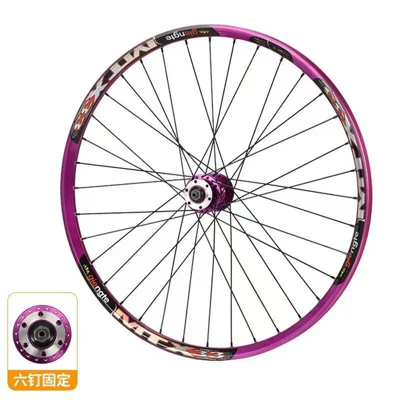 MTX Alloy Quick Release Naaf MTB Mountainbike Wielset - 26/27,5 Inch HG Freehub 120 POE Compatibel met 21/24 Versnellingen Cassette ​