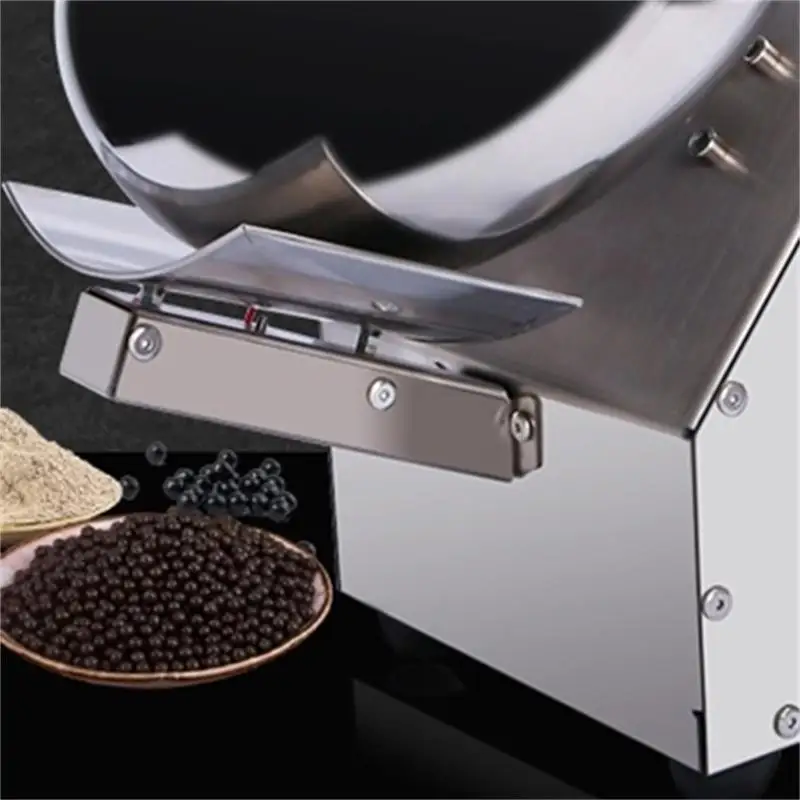Sugar Coasting Machine Roller Commercial Small Candy Coater Machine Chocolate Bean Coating Polishing Machine