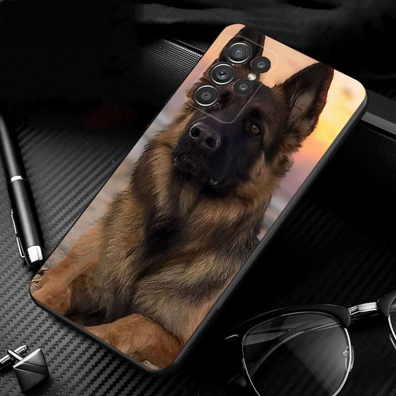 German Shepherd Dog Phone Case for Samsung S24 S23 S22 S21 S20 Ultra S20 S22 S21 S10E S20 FE S24 Plus