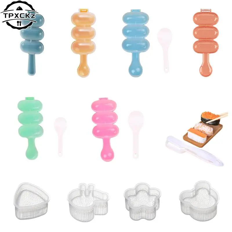 1set/1pc Baby Rice Ball Mold Shakers Food Decoration Kids Lunch DIY Sushi Maker Mould Kitchen Tools Bento Sushi Accessories