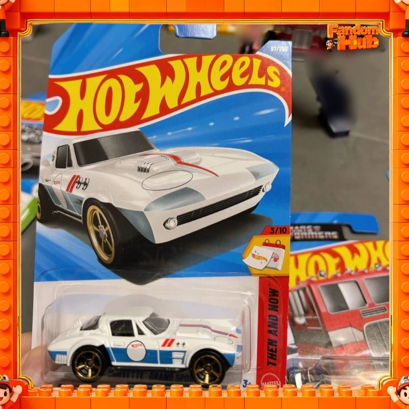 

Литые автомобили Hot Wheels Series 2026c # Коллекционная игрушка Chevrolet Corvette из сплава и пластика в масштабе 1:64