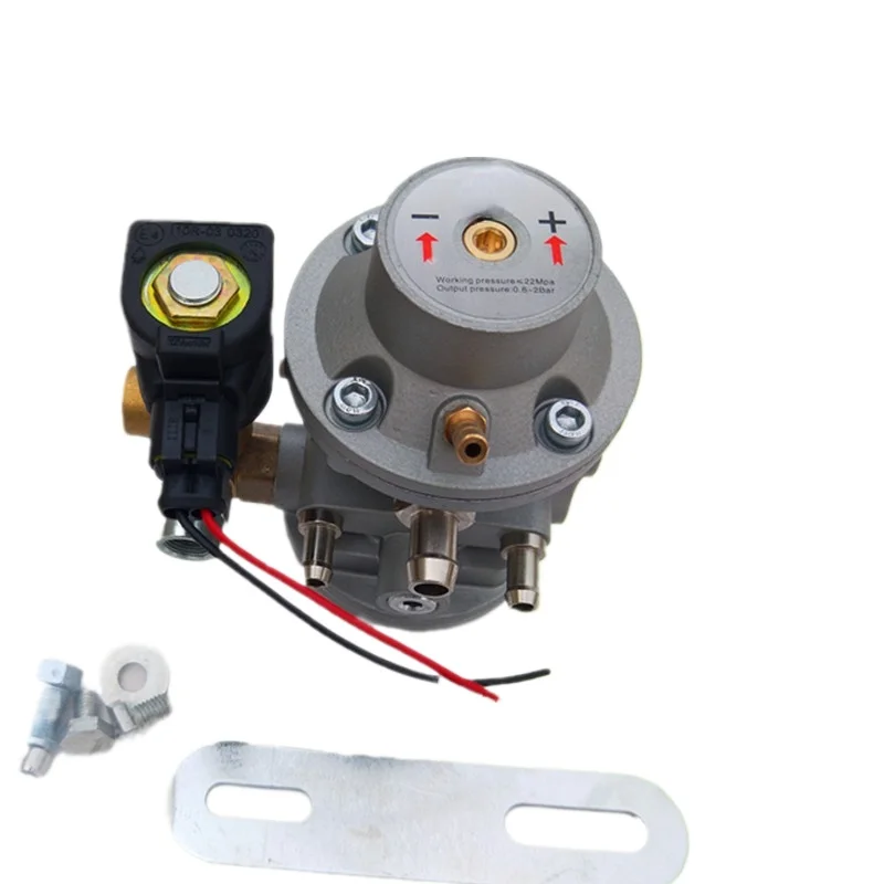 

Редуктор давления для модификации газобаллонных автомобилей с многоточечным прямым впрыском и клапаном декомпрессии