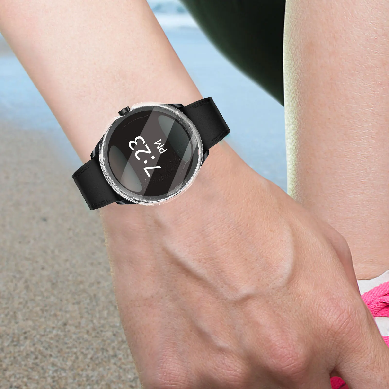 

Delicate Watch Protector TPU Cover Full Protection AntiScratch ShockProof PreciseCutouts Lightweight Detachable Reusable