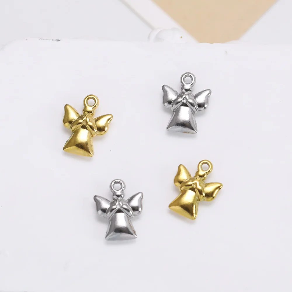 

Cordial Design 10*12MM 100Pcs DIY/Stainless Steel/Charms For Earring/Hand Made/Angel Shape/Jewelry Findings & Components #195228